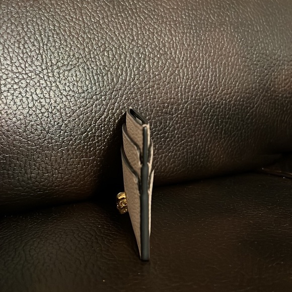 Alexander McQueen crystal eyes leather skull card holder wallet NWB - Picture 3 of 6